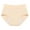 Beige, variant on Fonma Washable Super Absorbent Urinary Incontinence Underwear Women High Waist Briefs Moderate Heavy Bladder Leaks 150ML(Beige, Large) Black L