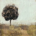 thumbnail image 2 of Goldberger, Jennifer 20x20 Black Ornate Wood Framed with Double Matting Museum Art Print Titled - Tree in the Meadow II, 2 of 4