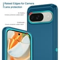 thumbnail image 3 of I-HONVA for Google Pixel 10 /10 Pro Shockproof Case (6.3", 2025 Release), Heavy Duty Drop Protection Protective Anti Scratch Hard Shell Case for Women Men,Green, 3 of 7