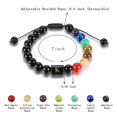 thumbnail image 5 of SUSHANG Seven Chakra Bracelet Rainbow Bracelet Seven Seven-Color Yoga Bracelet Fashion Bracelet Creative Bracelets, 5 of 8
