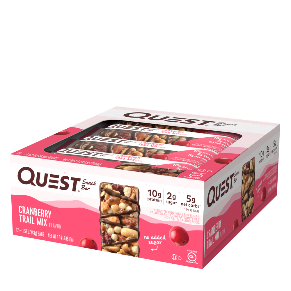 Quest Snack Bar Cranberry Trail Mix 12ct