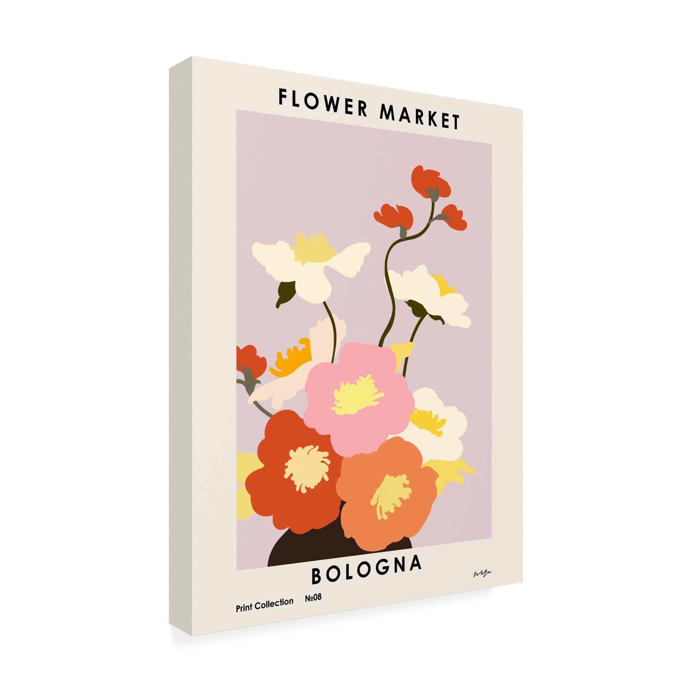 Trademark Fine Art NKTN Flower Market. Bologna Canvas Wall Art
