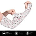 thumbnail image 3 of Goofa Cute Rabbit Pattern UV Sun Protection Arm Sleeves, UPF 50 Sports Cooling Arm Compression Sleeves for Men Women Teenager, 3 of 8