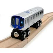 Munipals MP01-110A Wooden Subway Train New York City MTA NYC-A 8th Avenue Express