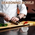 thumbnail image 6 of Uxcell Mini Stainless Steel Sauce Dish Seasoning Bowls Appetizer Plates Condiment Bowl for Salad Side Dishes Sushi Dipping Gold/Silver, 6 of 7