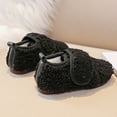thumbnail image 6 of Otqutp Baby Open Toe Footwear Toddler Kids Baby Girls Cute Solid Ｃolor Ｗarm Slippers Toddler Winter Boots with Non Slip Bottom Shoes, 6 of 8