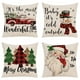 thumbnail image 1 of Juego de 4 fundas de almohada navideñas, fundas de almohada de granja, 1 of 5
