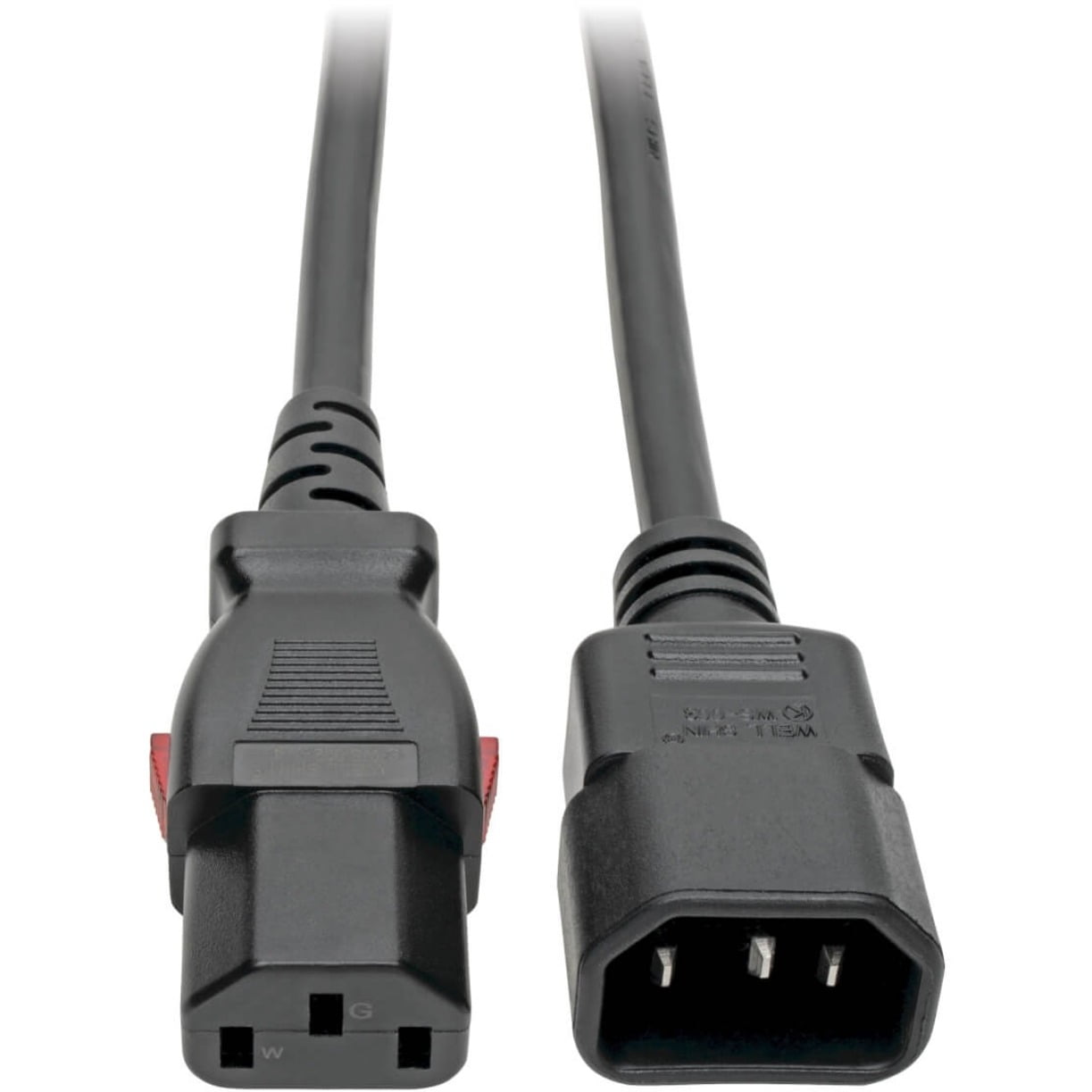 1FT-12FT Extension AC Power Cord Cable IEC320 C13/C14 18AWG 10A 250V PC Monitor 