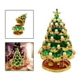 thumbnail image 3 of Hand Painted Jewelry Trinket Box Ornament Figurines with Rhinestones Enamel Vintage Style for Desktop Home Decor, 3 of 8
