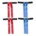 thumbnail image 1 of Cinturón de fútbol bandera (4 unidades): Banderas de rugby para niños y jóvenes con cierre de velcro. Equipo de entrenamiento de fútbol para fiestas, juegos y actividades deportivas., 1 of 6