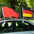 thumbnail image 2 of 12pcs Decorative Car Flagpoles Plastic Flag Rods Removable Vehicle Flagpoles Car Accessory, 2 of 9