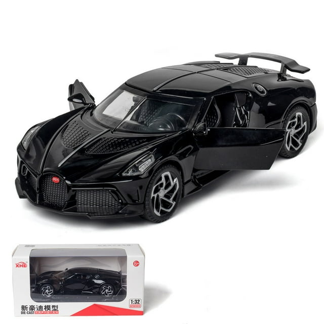 Amyove Recoil Car Model Supercar Sound Light Pull-back Car Model Simulated Car Toy