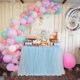 thumbnail image 5 of Falda de mesa de tul, cubierta de rodapié de mesa de vajilla hecha a mano para fiesta, baby shower, boda, cumpleaños, Navidad, fiesta de pijamas, niña princesa - 1 yarda, 5 of 5