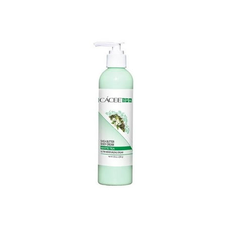 White Spa Cream Hand, Foot, and Body Shea Butter Body Cream and Lotion, For Massage, Manicure, Pedicure, and Spa (White Tea) ()