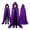 Purple1, variant on Xiaoxatg Kids Halloween Cloak Hooded Cape for Cosplay Performances and Party Dress Up Purple1 170