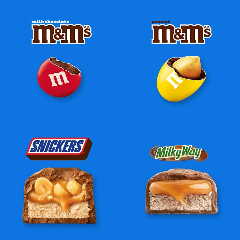 M&M's, Snickers & Milky Way Fun Size Chocolate Candy Variety pack