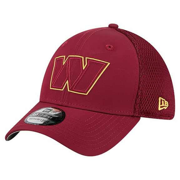 Men's New Era  Burgundy Washington Commanders Outline 39THIRTY Flex Hat