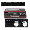 thumbnail image 5 of Stereo Phono Turntable BT Vintage Vinyl LP Record Player AMFM Radio USB/SD Aux Cassette MP3 Recorder Headphone Jack ,Perfect Gift, 5 of 6