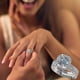 thumbnail image 4 of Minnieouse Anillo de compromiso de boda de primera calidad, cómodo de llevar, conjuntos de anillos nupciales de moda apilables dobles Ropa, zapatos y accesorios Miscelánea Plata 9, 4 of 6