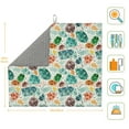 thumbnail image 3 of XMXT Microfiber Drying Mats, Colorful Raindrop Prints Absorbent Dish Drying Mat for Kitchen Counter, 16 x 18 inches, 3 of 9