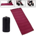 thumbnail image 3 of ziyahi Soft Fleece Sleeping Bag Liner Business Backpacking Thermal Camping Blanket Deep Red, 3 of 9