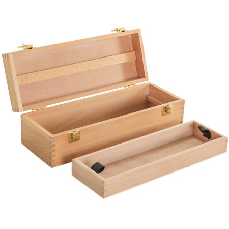 Us Art Supply Artist Wood Pen Marker Storage Box W Drawer Medium
