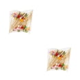 thumbnail image 2 of Brochetas desechables Bearachild 100 Uds. Bambú 12cm Convencional 2piezas, 2 of 6