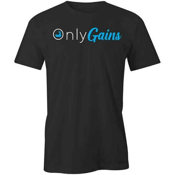 Only Gains T-Shirt | White Tee Gift