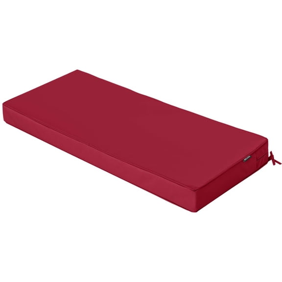 Outdoor Bench Cushion 59" x 18" x 3", Waterproof Patio Bench Seat Pad, High‑Density Foam Replacement Cushion with Removable Zipper Cover for Porch Swing, Garden, Backyard Furniture