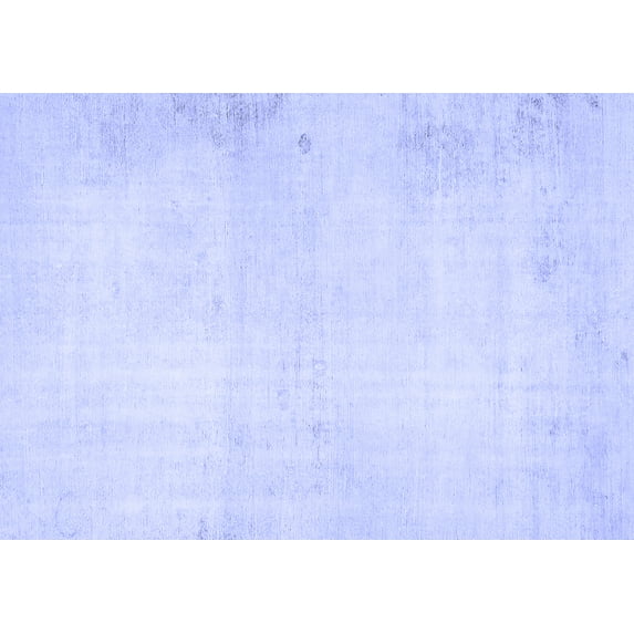 Ahgly Company Indoor Rectangle Solid Blue Modern Area Rugs, 8' x 10'