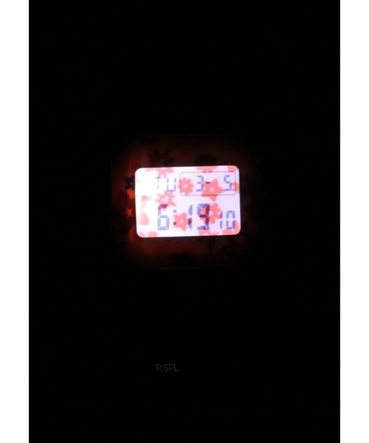 Casio Baby-G Retro Flower Field Digital Resin Strap Quartz BGD-565RP-4 100M Women's Watch