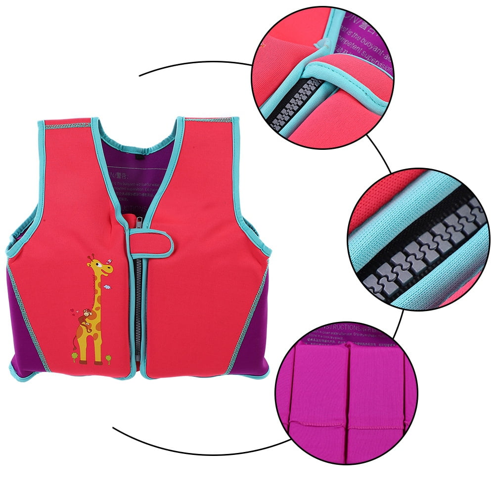 LYUMO Baby Children Floating Life Vest Swimming Clothing Removable Non