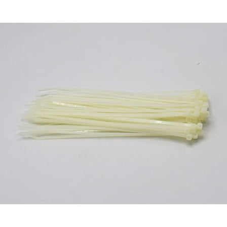4" x 18 LB cable tie (100/bag) - Natural