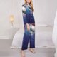 thumbnail image 3 of Fotbe Planets Stars And Galaxies Conjunto de Pijama de Manga Larga para Mujer con Estampado, Ropa de Dormir de 2 Piezas, Conjunto de Casa Suave y Cómodo con Bolsillos-Small, 3 of 7