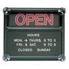 Black Open/Closed Sign