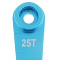 thumbnail image 3 of 3 Unids 37 Mm 25 T Dirección Servo Cuerno M2.5 Agujero Coche Barco Azul SM SunniMix Bocina de brazo servo 25T, 3 of 8