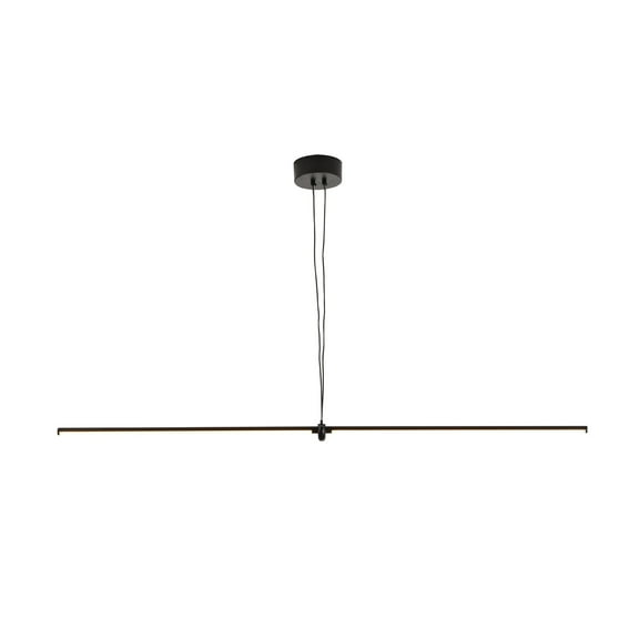 Design Living LED Chandelier , Black