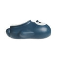 thumbnail image 6 of FOAMWALK Toddler Unisex Novelty Clogs with Faux Fur Lining - Penguin Slippers for Toddler, Navy, 5/6, 6 of 8
