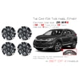 thumbnail image 2 of For Honda CR-V OEM Design Wheel 18" 18x7.5 2017-2019 Machined Black Set of 4 Replacement Rim 42700TLAA88 42700TLAAA1, 2 of 6