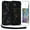 Marble, variant on TORU CX PRO Case for iPhone 12 Mini, with Card Holder | Slim Protective Shockproof Cover with Hidden Credit Cards Wallet Flip Slot Compartment Kickstand | Include Mirror and Wrist Strap - Black