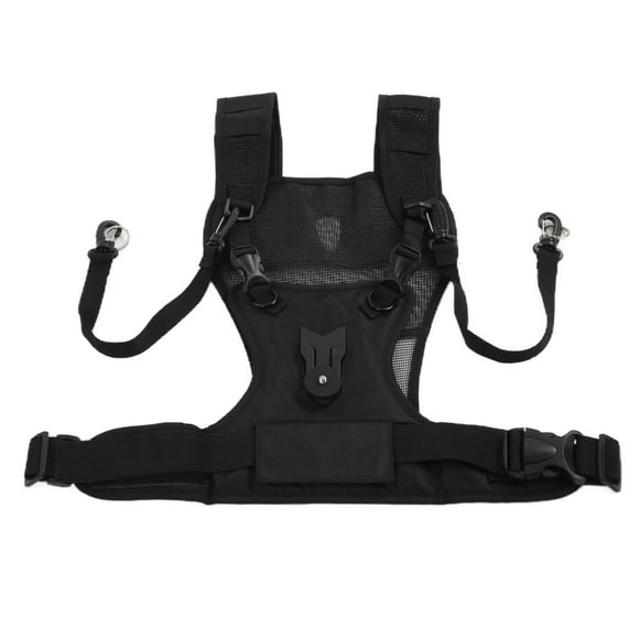 TOPINCN Harnais de Caméra Double Sangle en Nylon Harnais de Poitrine Réglable Multi-Porteuse
