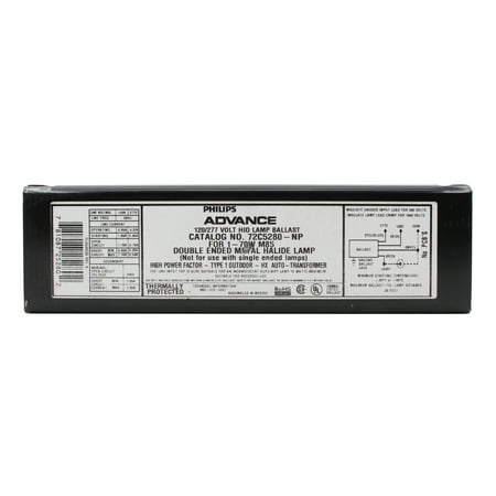 Advance 72C5280-NP Double Ended Metal Halide Ballast, 1-Lamp, 70W MH,