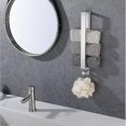 thumbnail image 3 of Stainless Steel Towel Rack, Self Adhesive Guest Towel Rack No Drilling, Adhesive Bath Towel Rack With Hooks For Bathroom (40cm, Brushed, 3 of 4