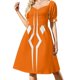 thumbnail image 1 of Vestido Fulcrum de manga corta, vestido largo para mujer, vestidos de noche elegantes de verano para mujer 2025, vestido de playa, vestido de noche para mujer, 1 of 7