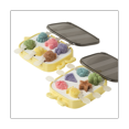thumbnail image 2 of Moldes para paletas de helado para niños, moldes de silicona para gelatina, moldes apilables para hacer paletas de helado con palitos reutilizables (amarillo), 2 of 8