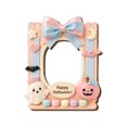 thumbnail image 2 of Halloween Ghost Decor Pastel Halloween Decor 4.5 Inch Small Photo Frame Cute Halloween Decor Fridge Pink Halloween Wall Decoration, 1 Pack, 2 of 6