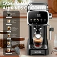 thumbnail image 7 of 20 Bar Espresso Machine with Milk Frother, Slim Compact Coffee Maker with LED Display,Home Espresso Maker with Child Lock, 43oz PP Removable Water Tank for Home Barista, 7 of 7