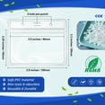 thumbnail image 4 of 100 Pcs Clear Plastic Horizontal Name Badge ID Card Holders, 4 of 4