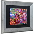 thumbnail image 2 of Trademark Fine Art "Alone On Horseback At Night" Canvas Art by Josh Byer, Black Matte, Silver Frame, 2 of 4