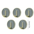thumbnail image 3 of Twfbrm 5 Pack Green Coat Hooks No Punching Wall Mounted Hanger Towel Hook Hardware Wall Hooks for Hanging Coat, Towel, Key, Hat, Cap, Cup, 3 of 6